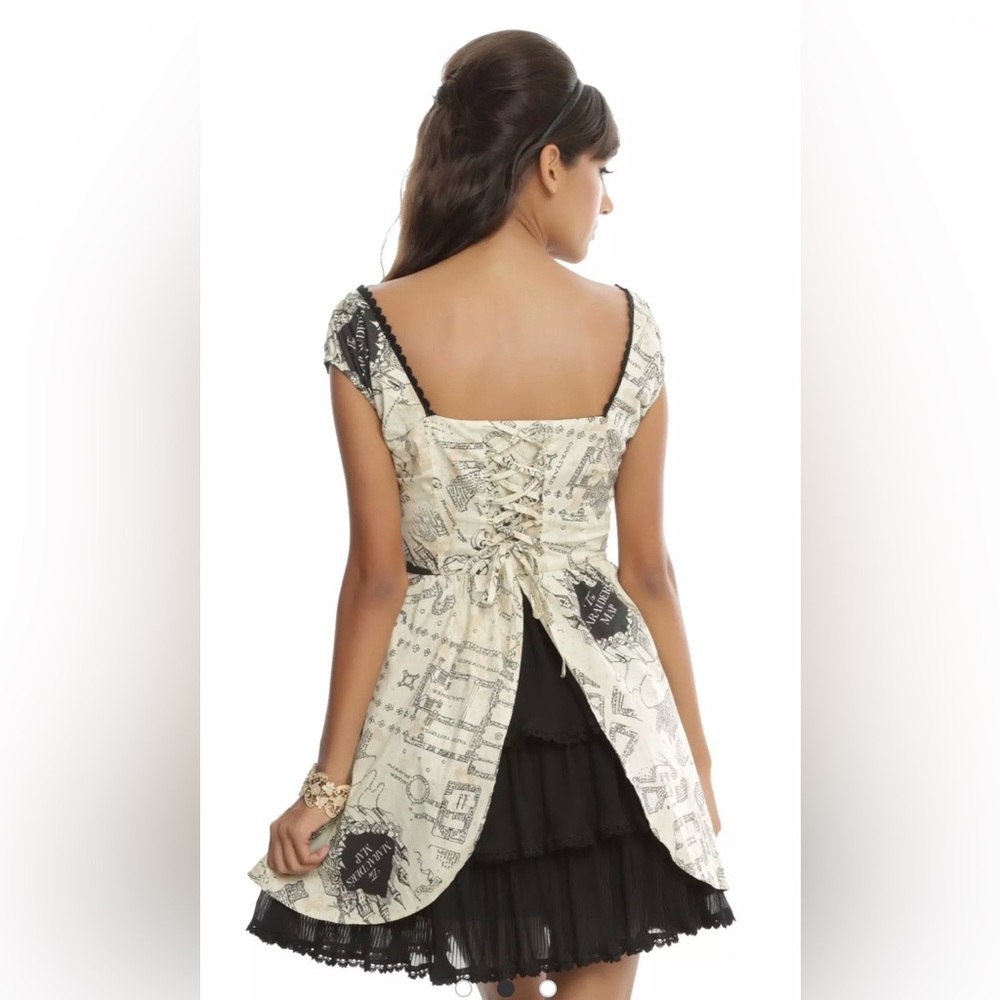 🩵Harry Potter Marauder's Map Dress, Large - Picture 2 of 6